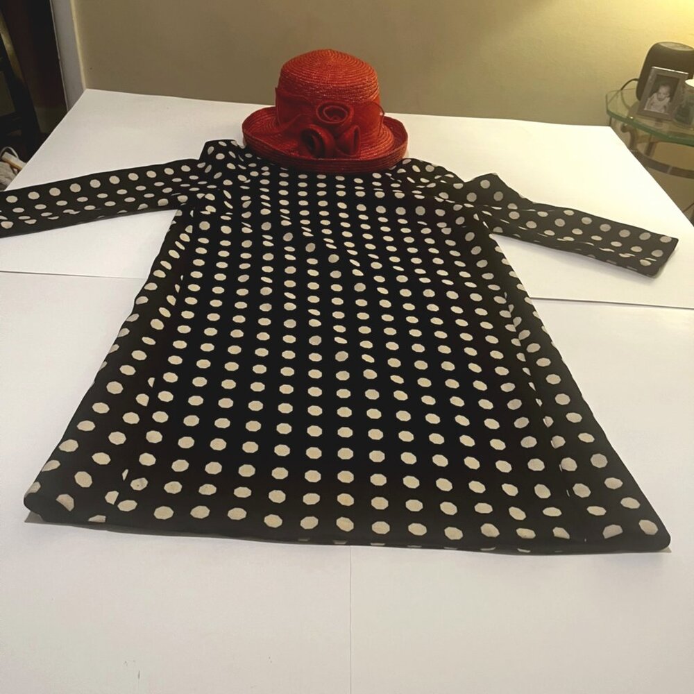 BETMARNY RED HAT/LILY ROSE POLKA DOT OUTFIT